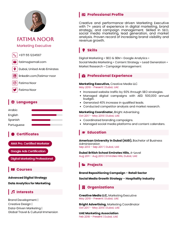 Vertical Impact – Marketing Executive