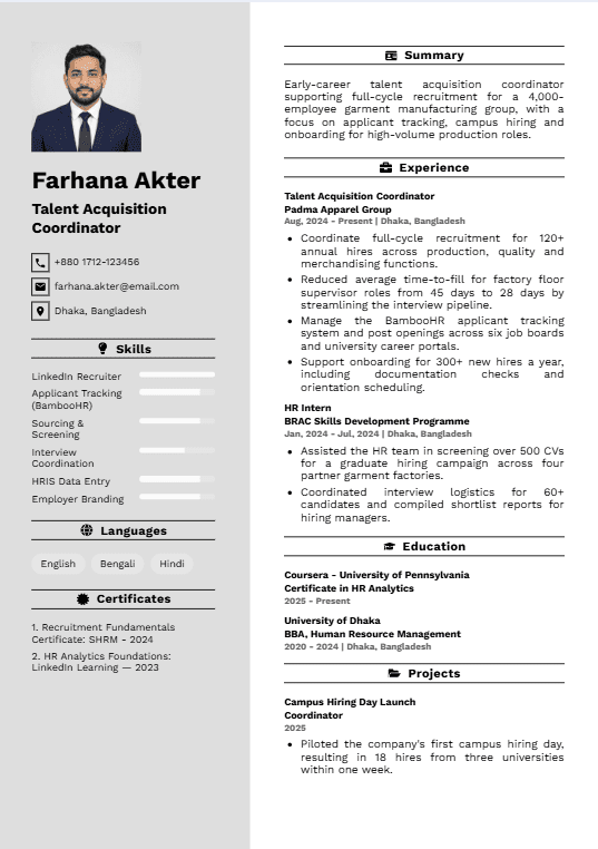 Creative Talent - HR & Talent Acquisition